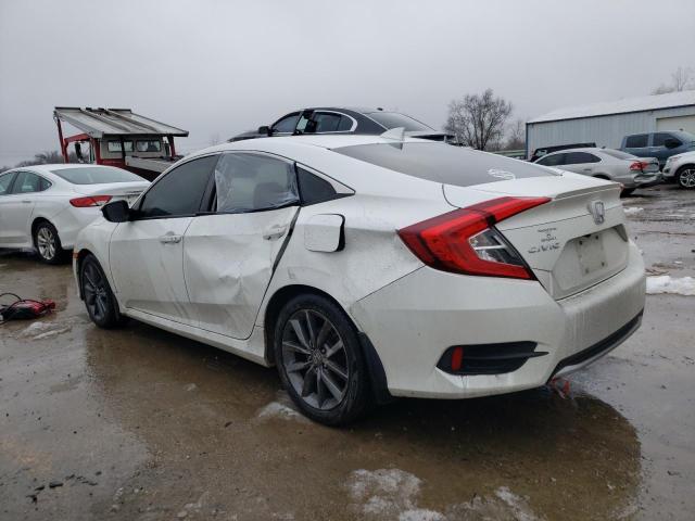 JHMFC1F73KX004144 - 2019 HONDA CIVIC EXL WHITE photo 2