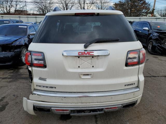 1GKKVTKDXFJ309588 - 2015 GMC ACADIA DENALI WHITE photo 6