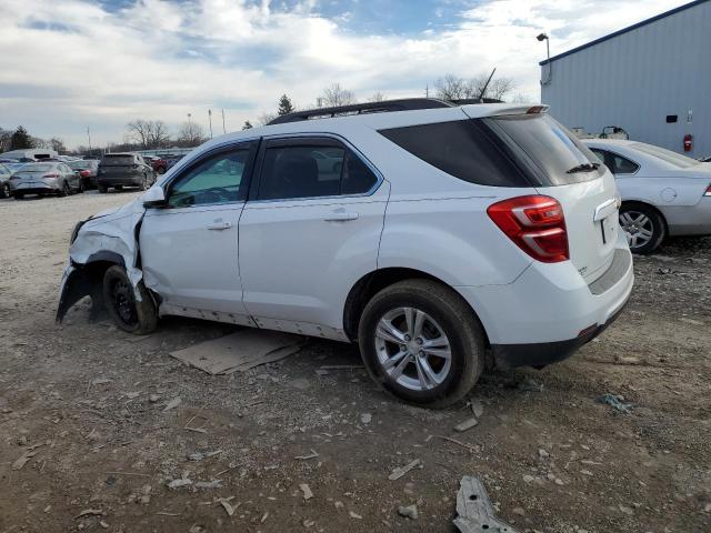 2GNALCEK6G6168001 - 2016 CHEVROLET EQUINOX LT WHITE photo 2