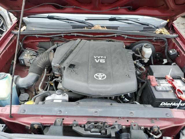 5TEUU42N47Z339909 - 2007 TOYOTA TACOMA ACCESS CAB Қызыл фото 11
