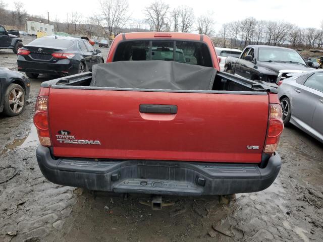 5TEUU42N47Z339909 - 2007 TOYOTA TACOMA ACCESS CAB RED photo 6