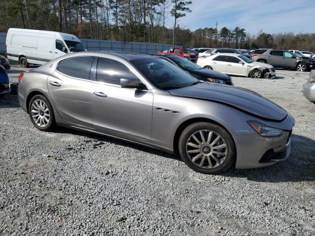 ZAM57XSAXE1098290 - 2014 MASERATI GHIBLI GRAY photo 4