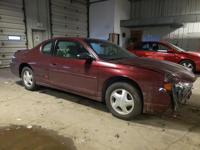 2G1WX12K0Y9183856 - 2000 CHEVROLET MONTE CARL SS MAROON photo 4