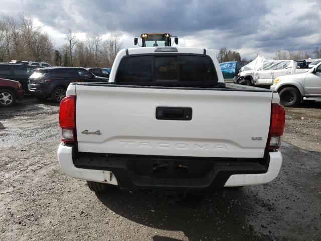 3TMCZ5AN6MM433481 - 2021 TOYOTA TACOMA DOUBLE CAB WHITE photo 6