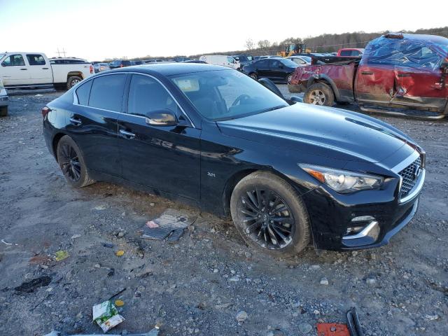 JN1EV7AR7KM558956 - 2019 INFINITI Q50 LUXE BLACK photo 4