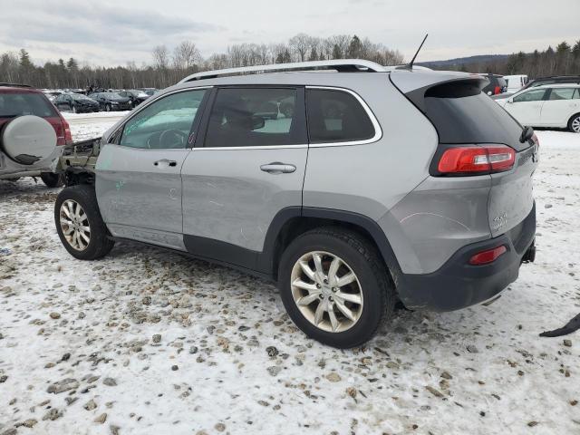 1C4PJMDS1EW317112 - 2014 JEEP CHEROKEE LIMITED GRAY photo 2