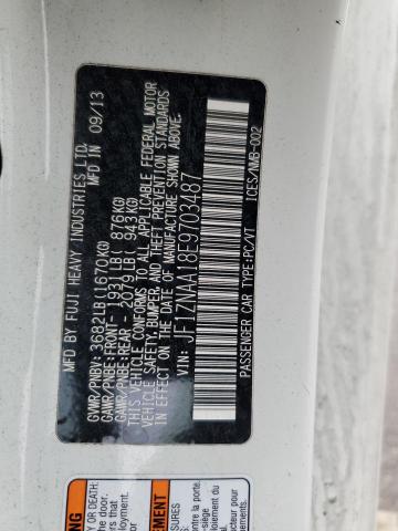 JF1ZNAA18E9703487 - 2014 TOYOTA SCION FR-S WHITE photo 12