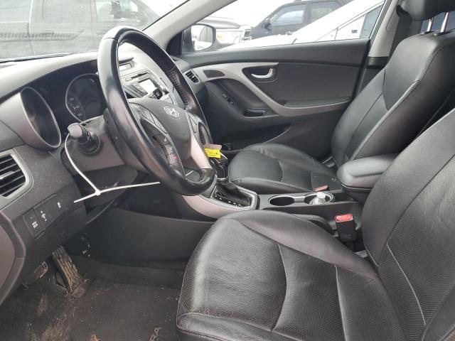 KMHDH4AE4EU163631 - 2014 HYUNDAI ELANTRA SE SILVER photo 7