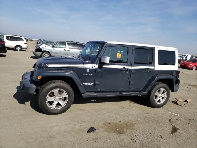 1C4BJWEG1HL667622 - 2017 JEEP WRANGLER U SAHARA GRAY photo 1