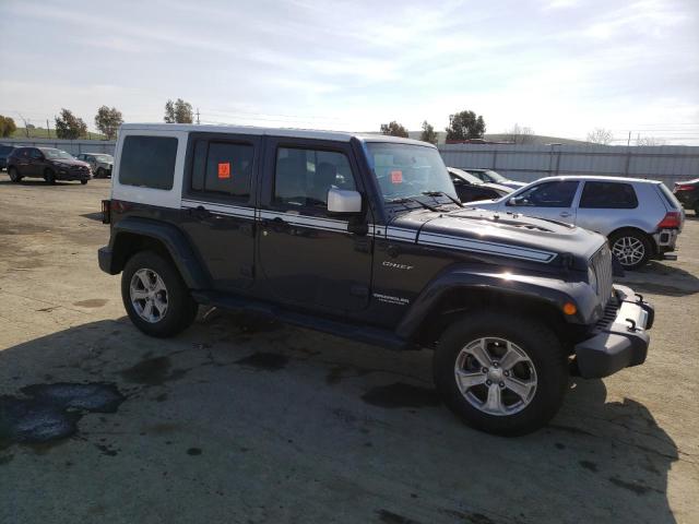 1C4BJWEG1HL667622 - 2017 JEEP WRANGLER U SAHARA GRAY photo 4