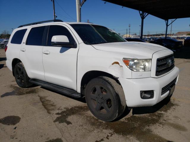 5TDZM5G13BS002719 - 2011 TOYOTA SEQUOIA SR5 WHITE photo 4