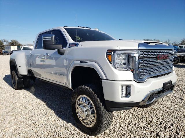 1GT49WEY2MF205119 - 2021 GMC SIERRA K3500 DENALI WHITE photo 4