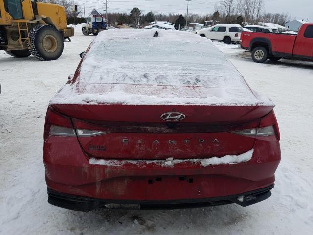 KMHLM4AG0MU076963 - 2021 HYUNDAI ELANTRA SEL RED photo 6