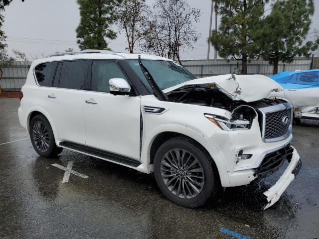 JN8AZ2BE0P9305605 - 2023 INFINITI QX80 SENSORY WHITE photo 4