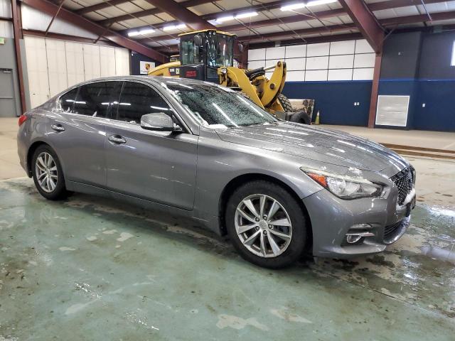 JN1BV7AR2FM392418 - 2015 INFINITI Q50 BASE GRAY photo 4