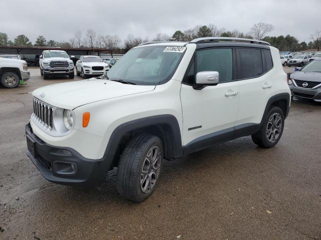 ZACCJBDB3JPG84071 - 2018 JEEP RENEGADE LIMITED WHITE photo 1