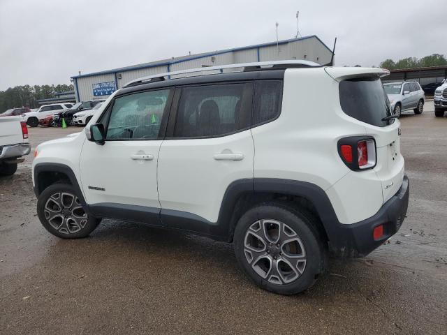 ZACCJBDB3JPG84071 - 2018 JEEP RENEGADE LIMITED WHITE photo 2