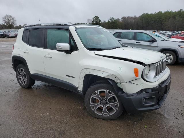 ZACCJBDB3JPG84071 - 2018 JEEP RENEGADE LIMITED WHITE photo 4