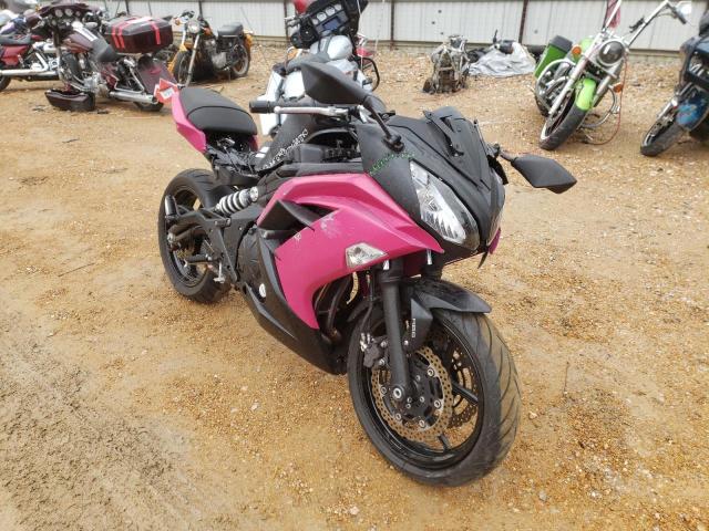 JKAEXEF18EDA16443 - 2014 KAWASAKI EX650 F PINK photo 1