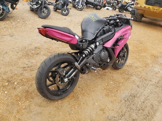 JKAEXEF18EDA16443 - 2014 KAWASAKI EX650 F PINK photo 4