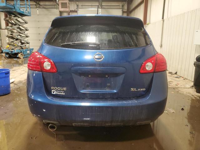 JN8AS58V79W165005 - 2009 NISSAN ROGUE S BLUE photo 6