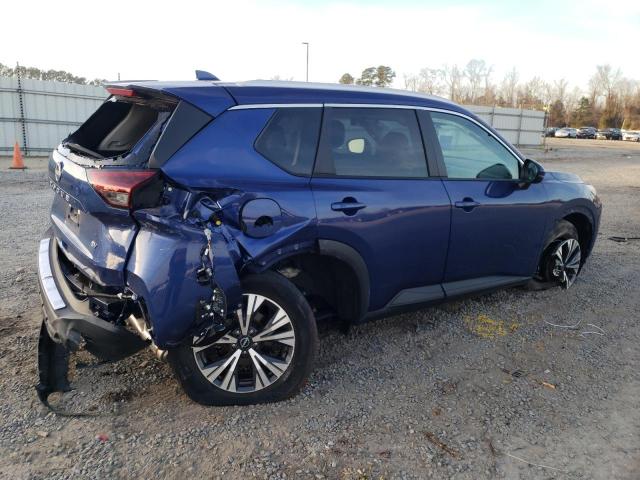 5N1BT3BA4NC713427 - 2022 NISSAN ROGUE SV BLUE photo 3