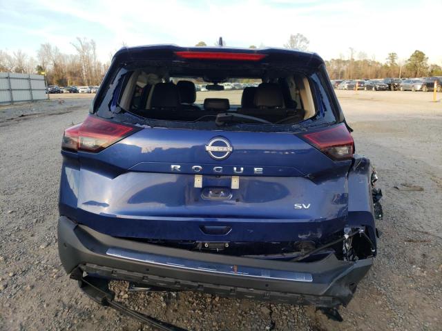 5N1BT3BA4NC713427 - 2022 NISSAN ROGUE SV BLUE photo 6