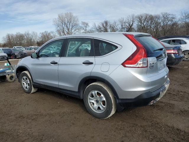 2HKRM4H30EH726484 - 2014 HONDA CR-V LX SILVER photo 2