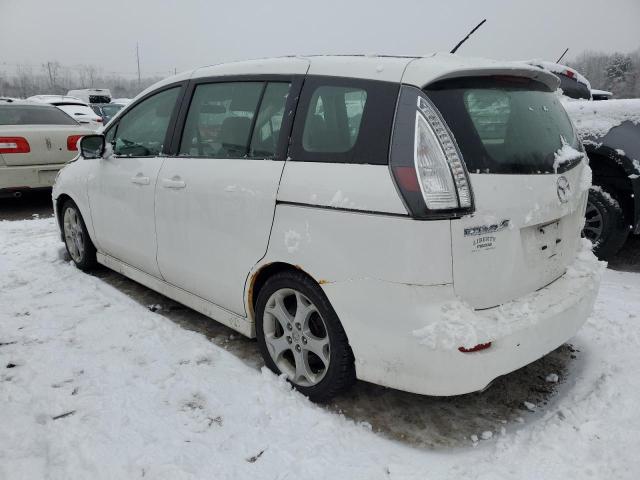 JM1CR2WL7A0360562 - 2010 MAZDA 5 WHITE photo 2