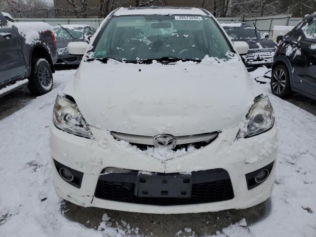 JM1CR2WL7A0360562 - 2010 MAZDA 5 WHITE photo 5