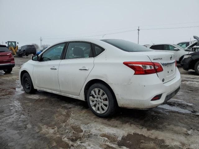 3N1AB7AP3JY300922 - 2018 NISSAN SENTRA S WHITE photo 2