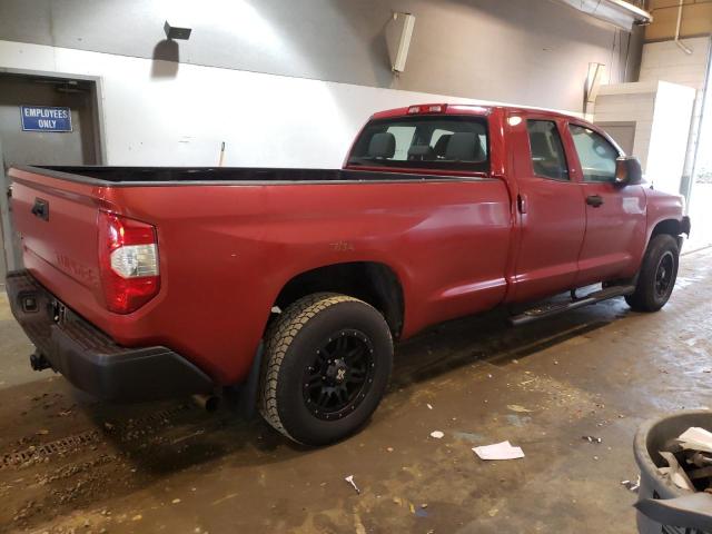 5TFCY5F17JX023495 - 2018 TOYOTA TUNDRA DOUBLE CAB SR/SR5 RED photo 3