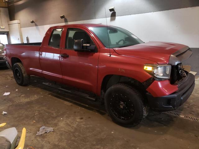 5TFCY5F17JX023495 - 2018 TOYOTA TUNDRA DOUBLE CAB SR/SR5 RED photo 4