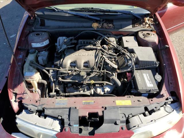 1G3NL12E02C109751 - 2002 OLDSMOBILE ALERO GL RED photo 11