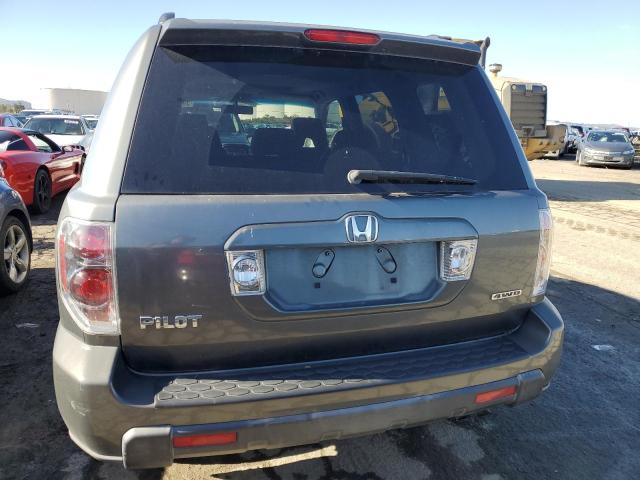 5FNYF18557B015144 - 2007 HONDA PILOT EXL GRAY photo 6