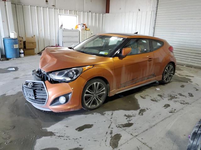 KMHTC6AE7GU254952 - 2016 HYUNDAI VELOSTER TURBO ORANGE photo 1