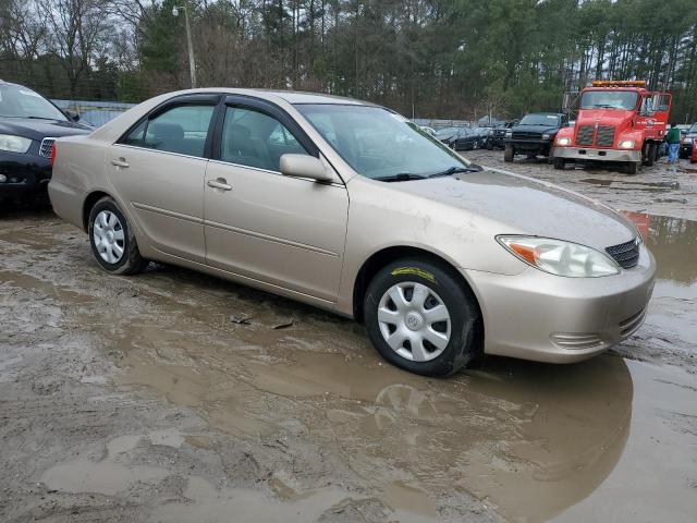 4T1BE32K02U017866 - 2002 TOYOTA CAMRY LE TAN photo 4