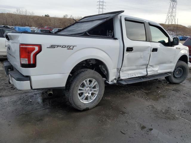 1FTEW1EP4FFC50976 - 2015 FORD F150 SUPERCREW WHITE photo 3