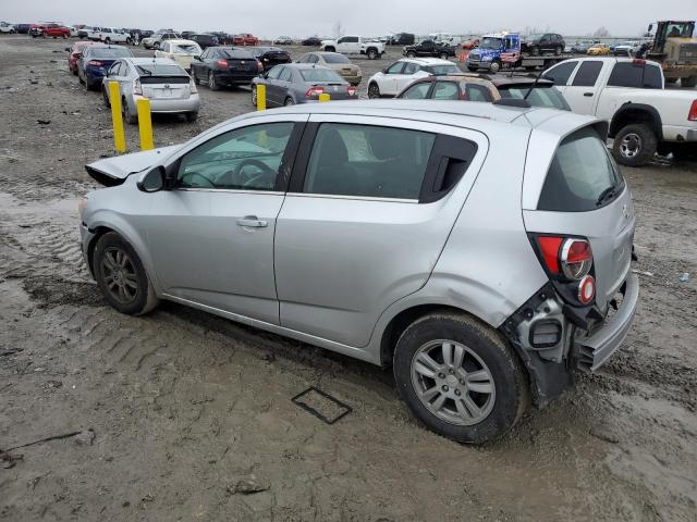 1G1JC6SH2F4133984 - 2015 CHEVROLET SONIC LT SILVER photo 2