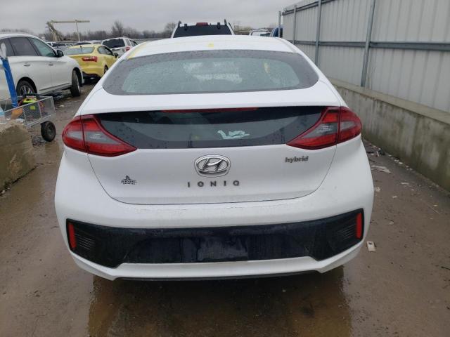 KMHC75LC8KU114489 - 2019 HYUNDAI IONIQ SEL WHITE photo 6