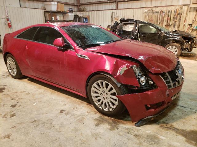 1G6DA1E36D0162182 - 2013 CADILLAC CTS RED photo 4