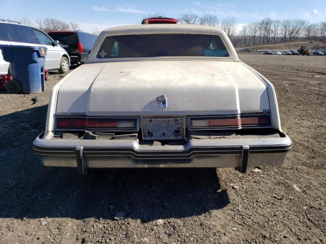 1G3EZ57Y8FE315807 - 1985 OLDSMOBILE TORONADO BROUGHAM WHITE photo 6