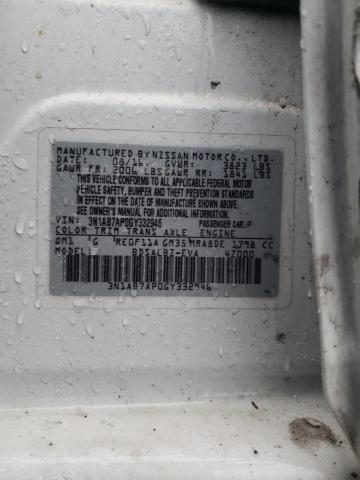 3N1AB7AP0GY332946 - 2016 NISSAN SENTRA S WHITE photo 13