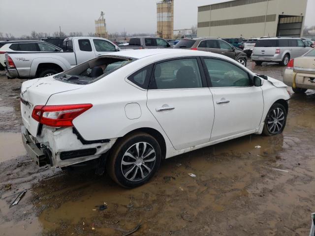 3N1AB7AP0GY332946 - 2016 NISSAN SENTRA S WHITE photo 3