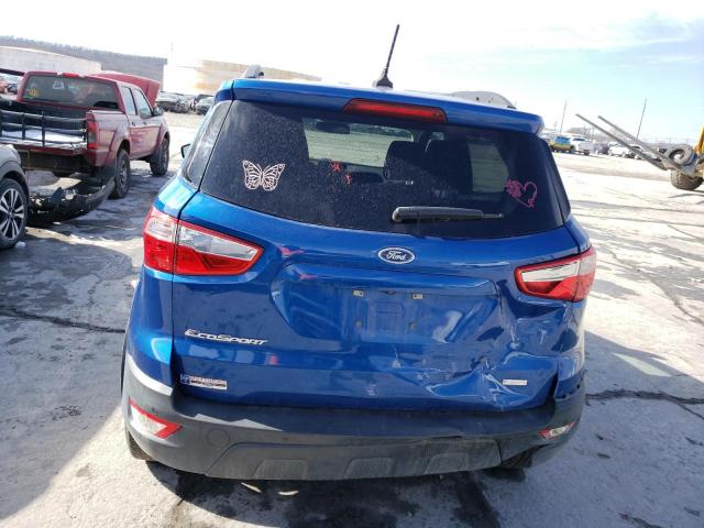 MAJ3S2GE7LC355468 - 2020 FORD ECOSPORT SE BLUE photo 6