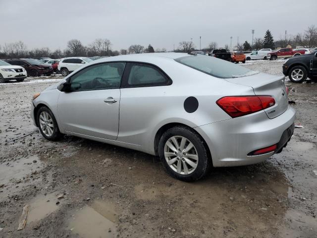 KNAFX6A80E5239598 - 2014 KIA FORTE EX SILVER photo 2