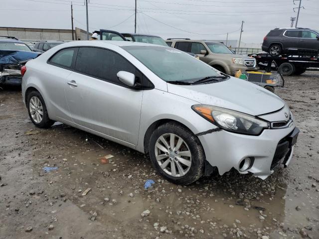 KNAFX6A80E5239598 - 2014 KIA FORTE EX SILVER photo 4