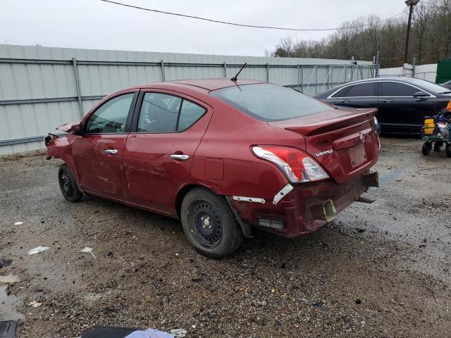 3N1CN7APXJL815381 - 2018 NISSAN VERSA S RED photo 2