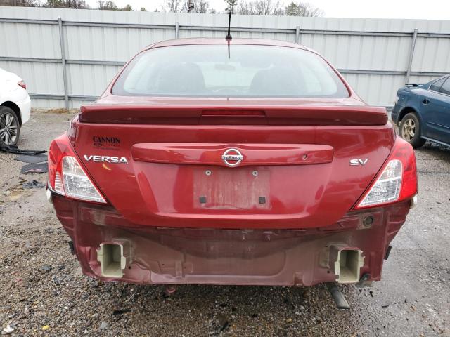 3N1CN7APXJL815381 - 2018 NISSAN VERSA S RED photo 6