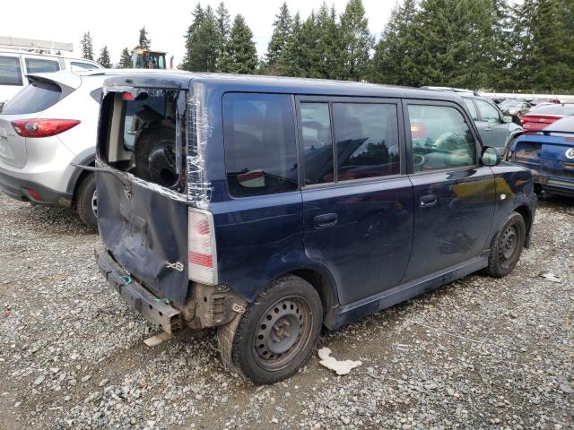 JTLKT324764111734 - 2006 TOYOTA SCION XB BLUE photo 3